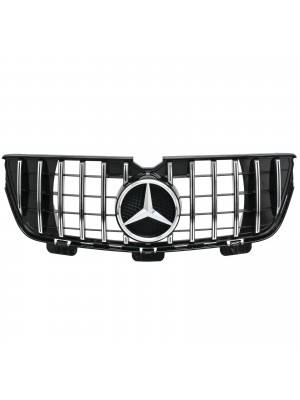 Maska Mercedes Benz GL (X164, 2009-2012) GT vzhled – černá s chromem